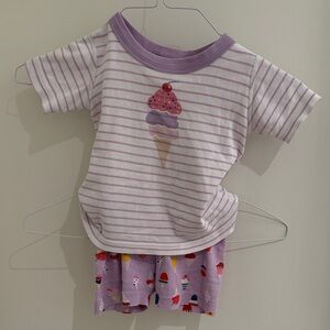 Hanna Andersson Purple Striped Shirt